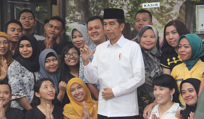 Gambar News @ Kunjungan Presiden Jokowi ke Bintaro Jaya